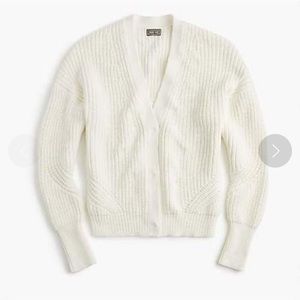 NWT J. Crew Point Sur XS Ivory Cardigan
